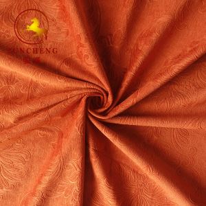 Upholstery کے لیے 3D ابھرا ہوا مخمل فیبرک